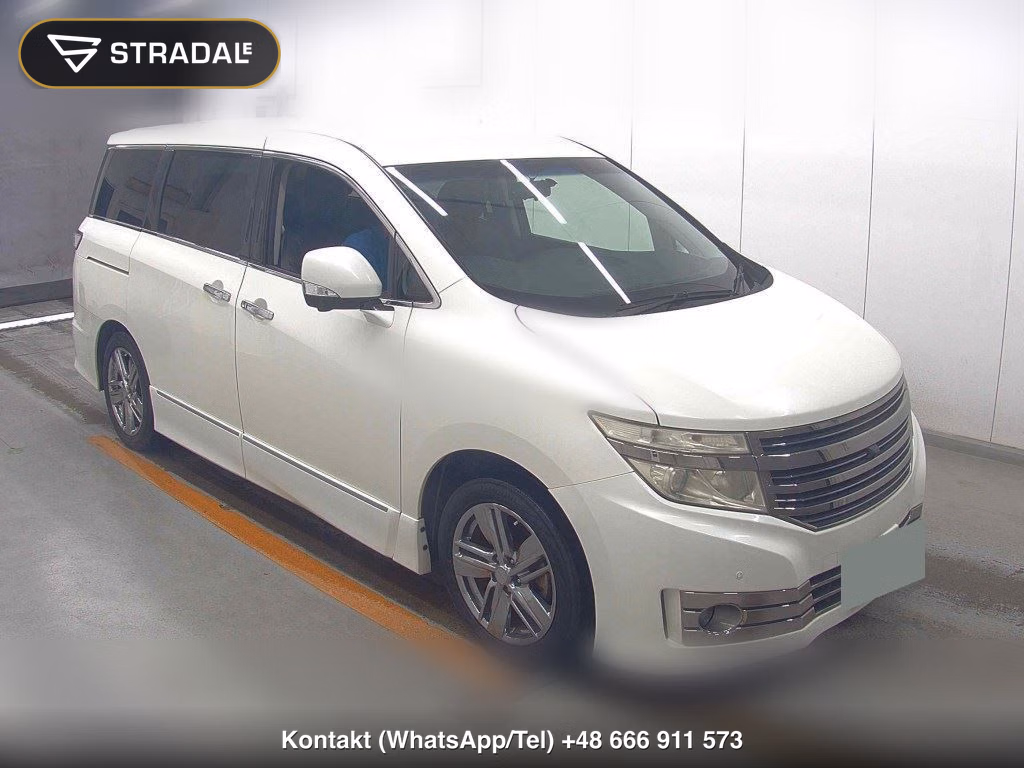 NISSAN ELGRAND 5D RIDER BLACK LINE BLACK LEATHER SEAT 2014, aukcja z Japonii, zdjęcie 1