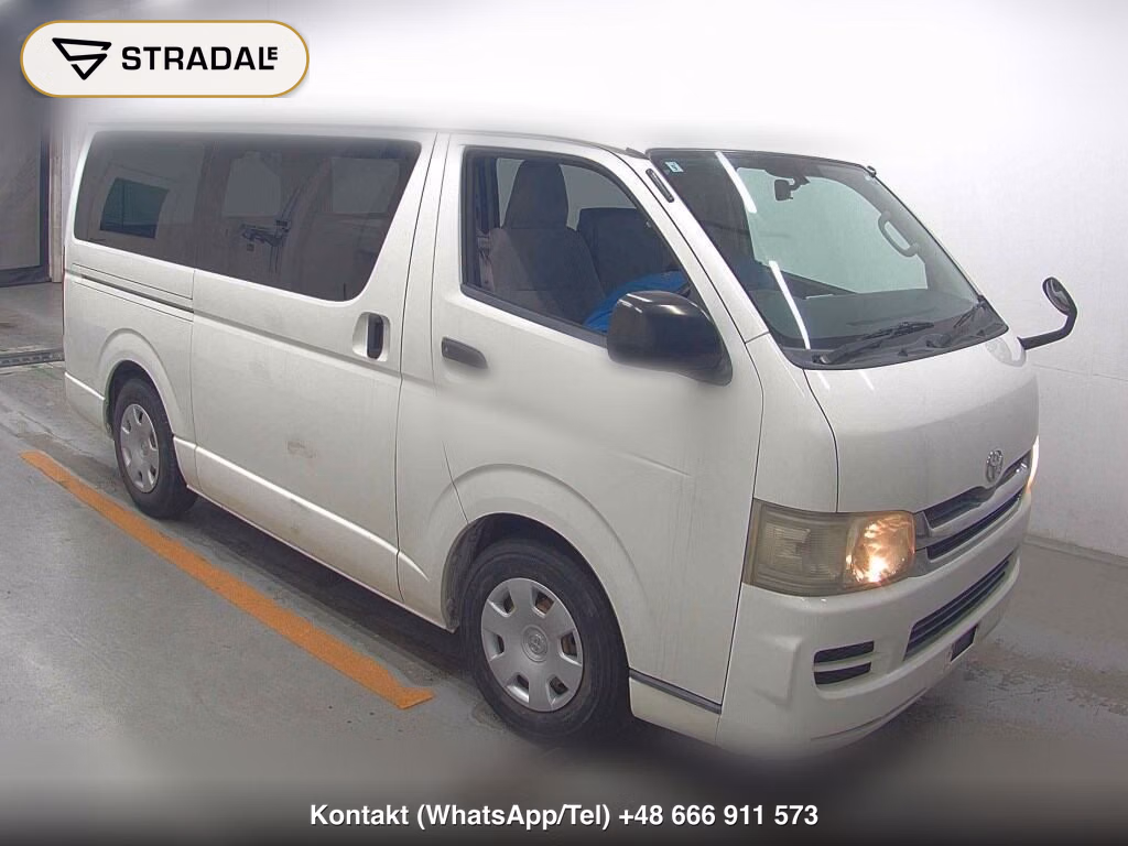TOYOTA HIACE VAN 5D DX GL PACKAGE 2008, aukcja z Japonii, zdjęcie 1
