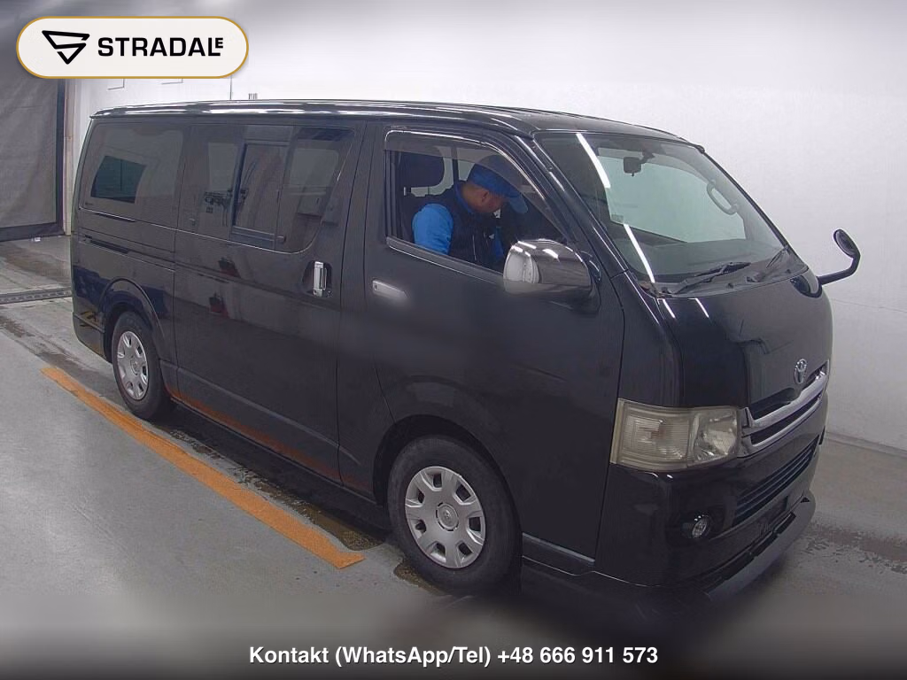 TOYOTA HIACE VAN 5D LONG SUPER GL 2007, aukcja z Japonii, zdjęcie 1