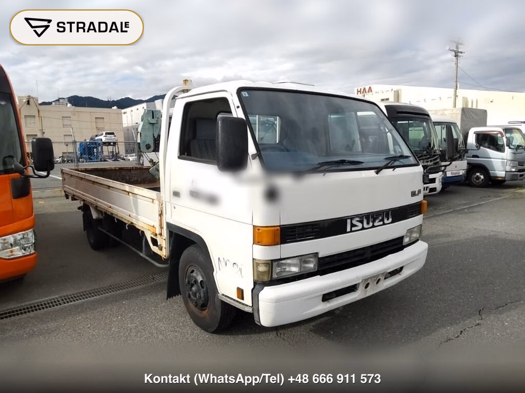 ISUZU ELF TRUCK 2D CRANE 1990, aukcja z Japonii, zdjęcie 1