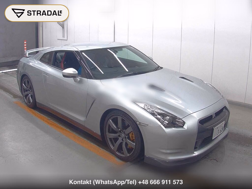 NISSAN GT-R 4WD BLACK EDITION 2008, aukcja z Japonii, zdjęcie 1