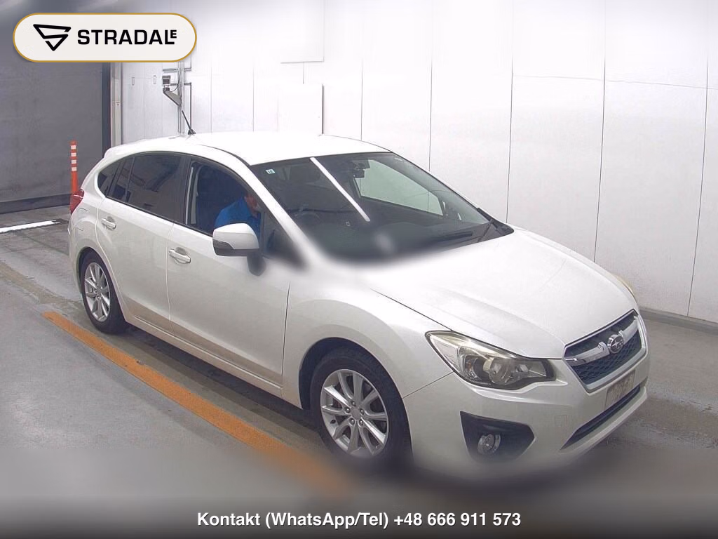 SUBARU IMPREZA SPORT 2.0I 2012, aukcja z Japonii, zdjęcie 1
