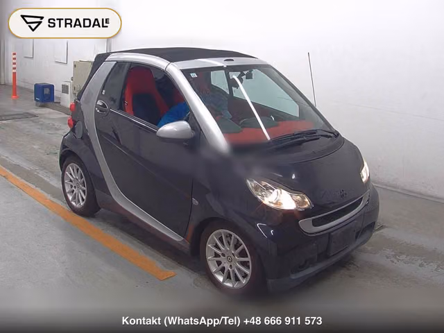 MCC SMART FORTWO CABRIO MHD 2009, samochód z aukcji Japonii