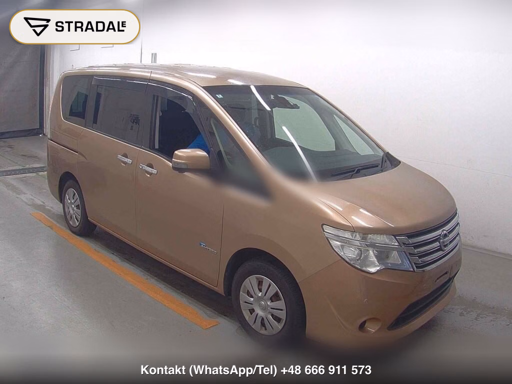 NISSAN SERENA 5D 20X S-HYBRID ADVANCED SAFETY PACK 2014, aukcja z Japonii, zdjęcie 1