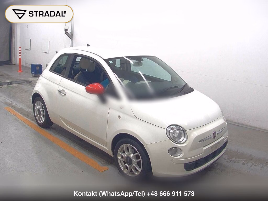 FIAT 500 1.2 POP 2015, aukcja z Japonii, zdjęcie 1