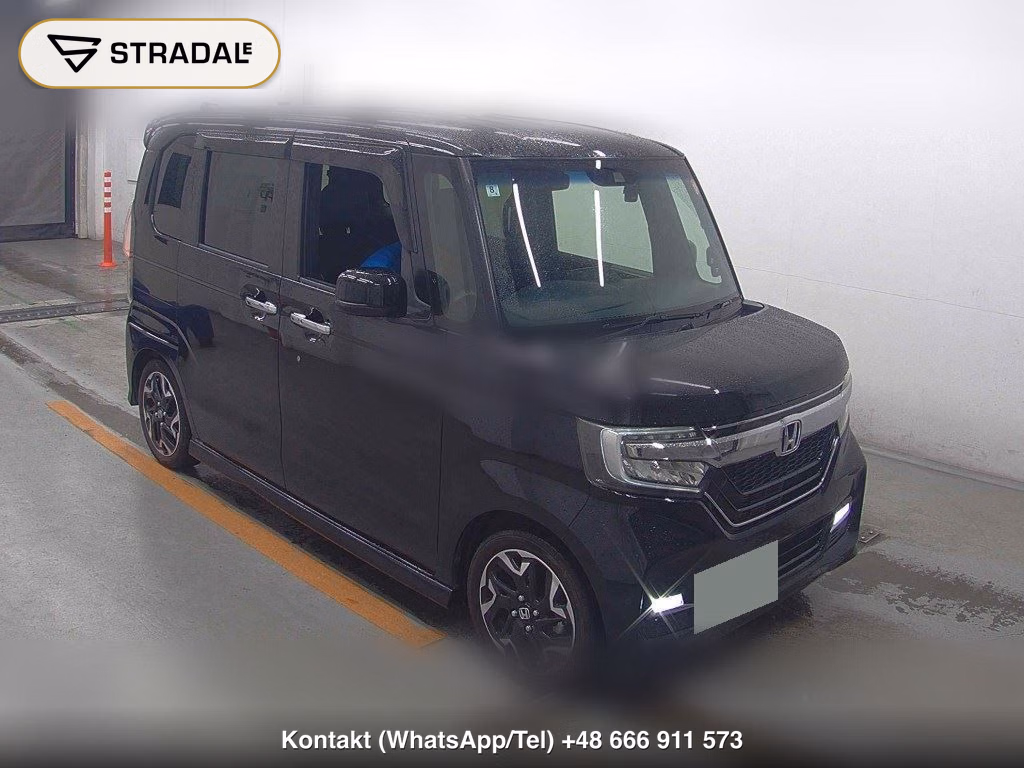 HONDA N-BOX CUSTOM G・L TURBO HONDA SENSING 2018, aukcja z Japonii, zdjęcie 1