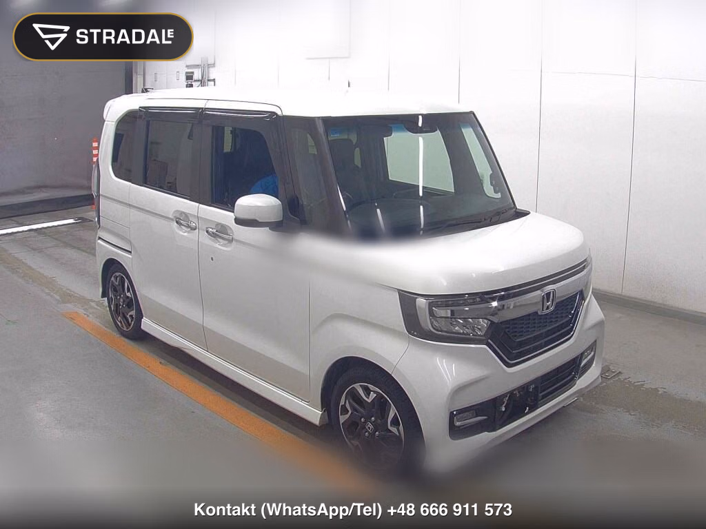 HONDA N-BOX CUSTOM G・EX TURBO HONDA SENSING 2019, aukcja z Japonii, zdjęcie 1