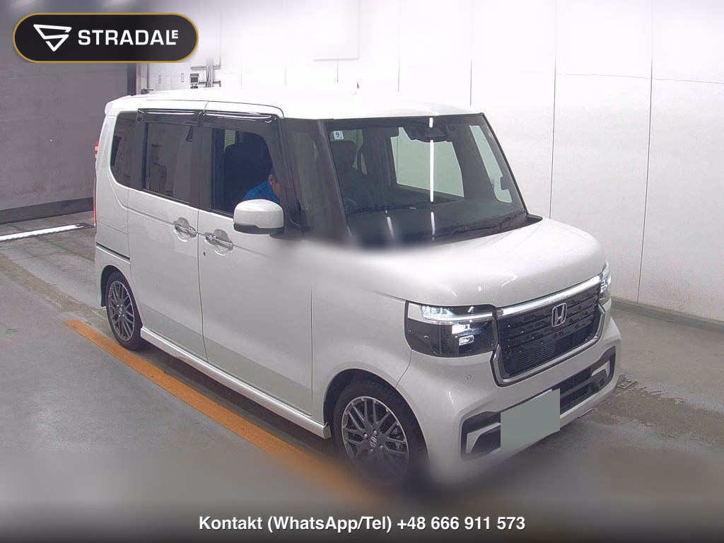 HONDA N-BOX CUSTOM TURBO 2024, aukcja z Japonii, zdjęcie 1