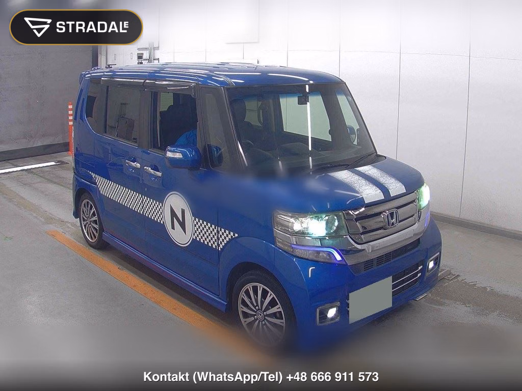 HONDA N-BOX CUSTOM G・TURBO L PACKAGE 2016, aukcja z Japonii, zdjęcie 1