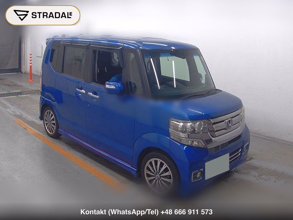 HONDA N-BOX CUSTOM G・TURBO L PACKAGE 2015, aukcja z Japonii, zdjęcie 1