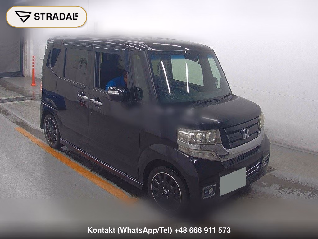 HONDA N-BOX CUSTOM G TURBO SS BLACK STYLE PACKAGE 2017, aukcja z Japonii, zdjęcie 1