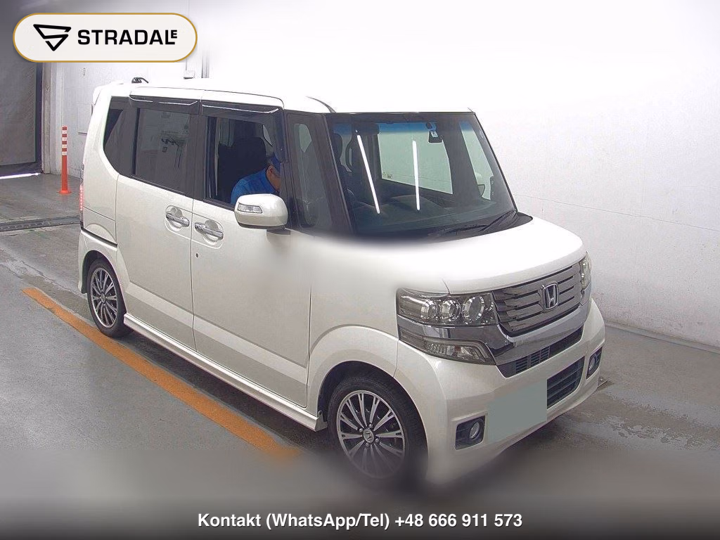 HONDA N-BOX CUSTOM G TURBO SS PACKAGE 2014, aukcja z Japonii, zdjęcie 1