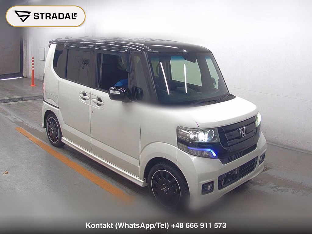 HONDA N-BOX CUSTOM G・TURBO L PACKAGE 2016, aukcja z Japonii, zdjęcie 1