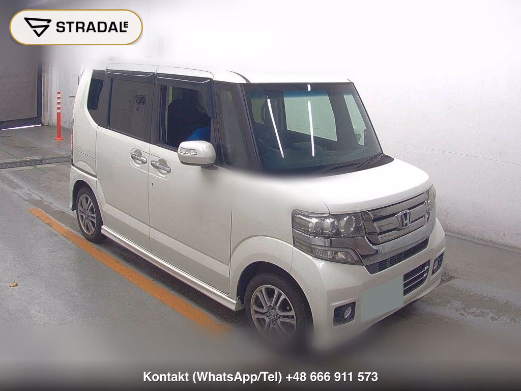 HONDA N-BOX CUSTOM G･L PACKAGE 2016, aukcja z Japonii, zdjęcie 1