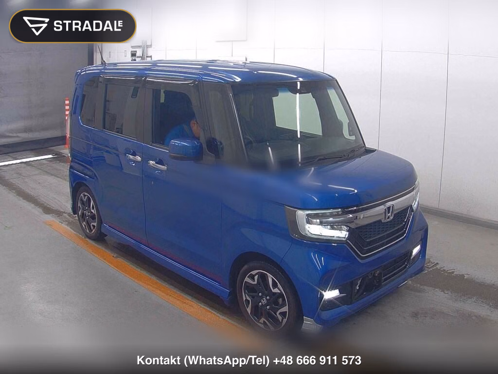 HONDA N-BOX CUSTOM G・L TURBO HONDA SENSING 2017, aukcja z Japonii, zdjęcie 1