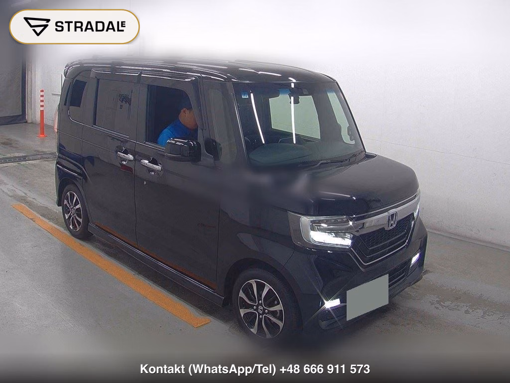HONDA N-BOX CUSTOM G・L HONDA SENSING 2018, aukcja z Japonii, zdjęcie 1