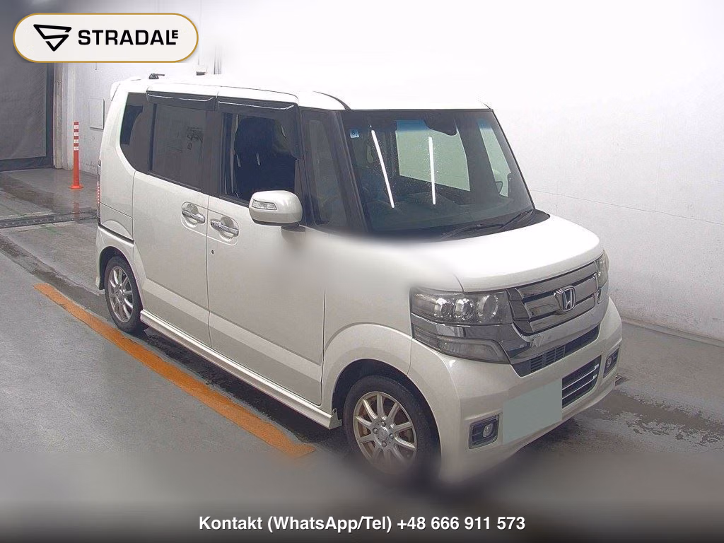 HONDA N-BOX CUSTOM G・TURBO L PACKAGE 2016, aukcja z Japonii, zdjęcie 1