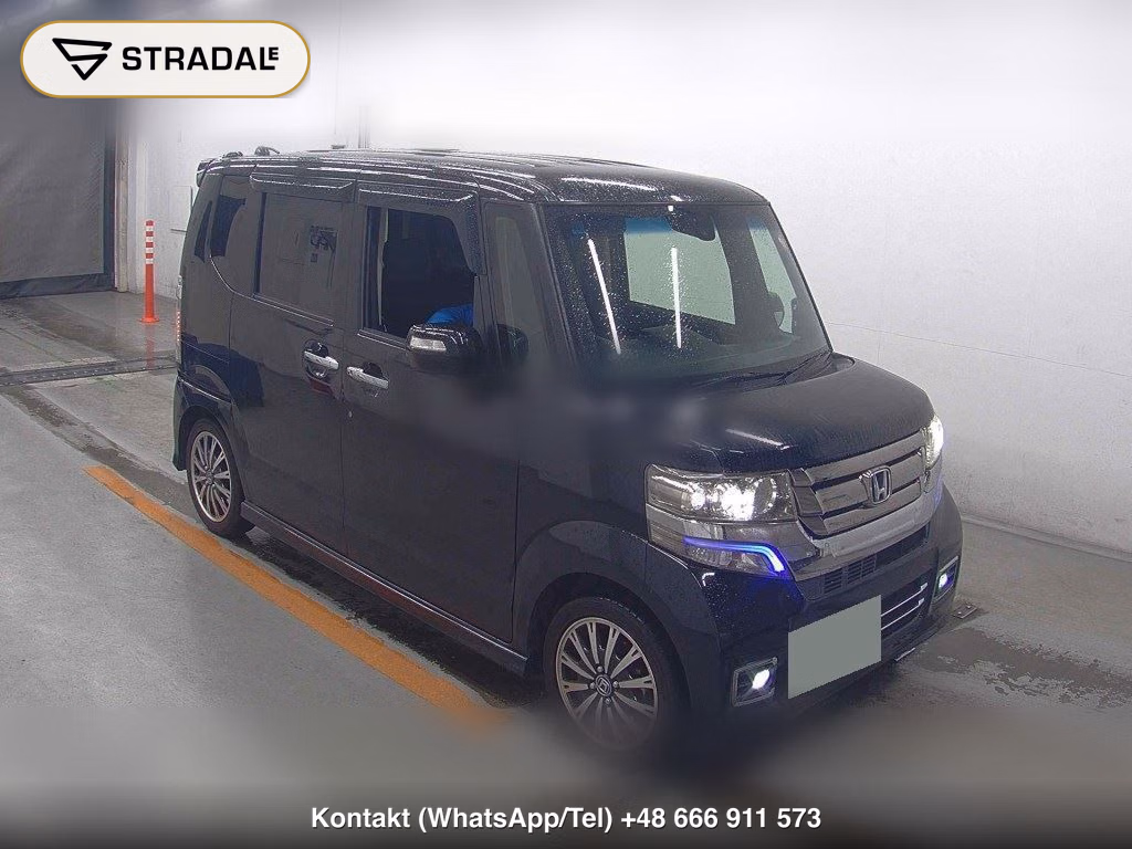 HONDA N-BOX CUSTOM G・TURBO L PACKAGE 2016, aukcja z Japonii, zdjęcie 1