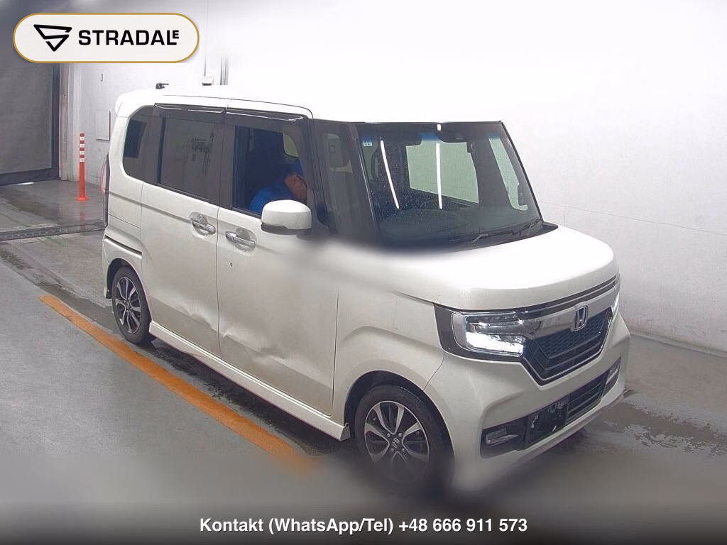 HONDA N-BOX CUSTOM G・L HONDA SENSING 2017, aukcja z Japonii, zdjęcie 1