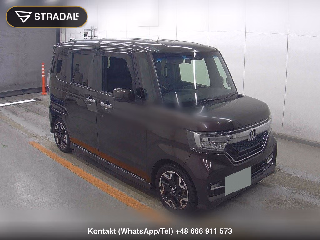 HONDA N-BOX CUSTOM G・L TURBO HONDA SENSING 2019, aukcja z Japonii, zdjęcie 1