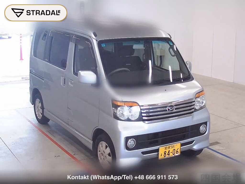 DAIHATSU ATRAI WAGON 4WD CUSTOM TURBO RS 2011, aukcja z Japonii, zdjęcie 1