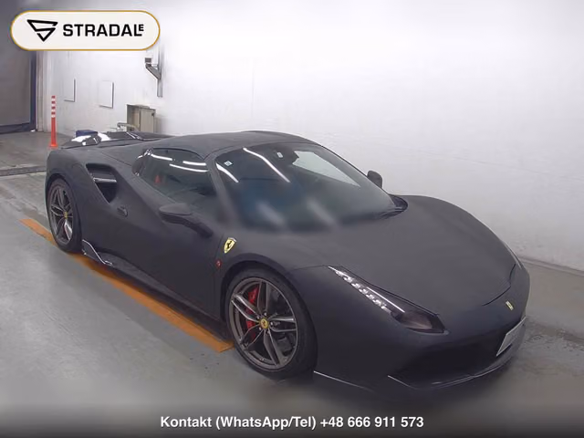 FERRARI 488 SPIDER 2017, samochód z aukcji Japonii