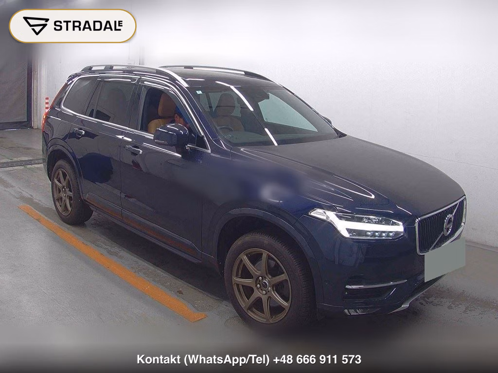 VOLVO XC90 4WD T5 AWD MOMENTUM 2016, aukcja z Japonii, zdjęcie 1