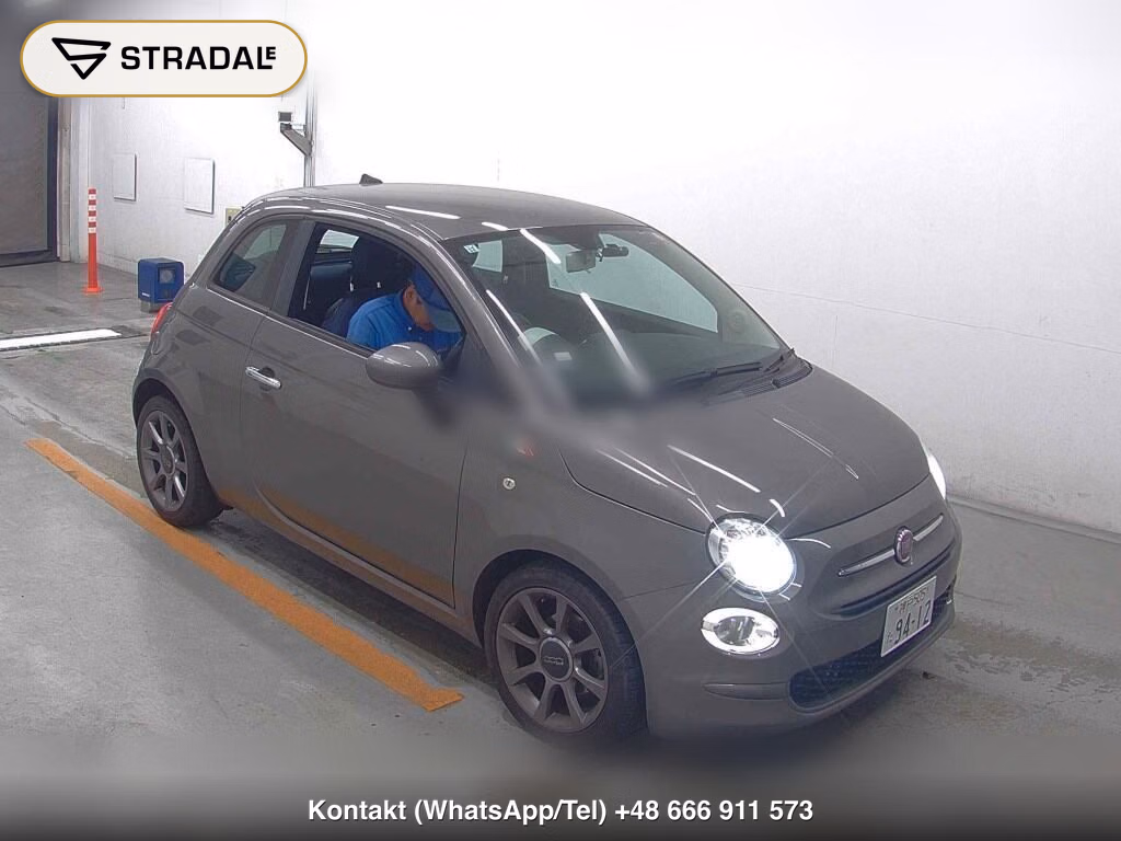 FIAT 500 TWIN AIR CULT 2021, aukcja z Japonii, zdjęcie 1