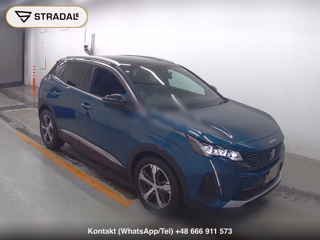 PEUGEOT 3008 GT BLUE HDI 2021, aukcja z Japonii, zdjęcie 1