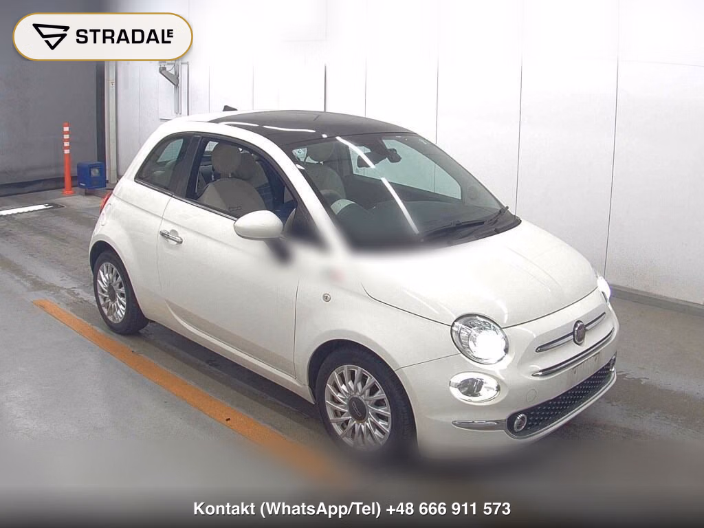 FIAT 500 TWINAIR LOUNGE 2019, aukcja z Japonii, zdjęcie 1
