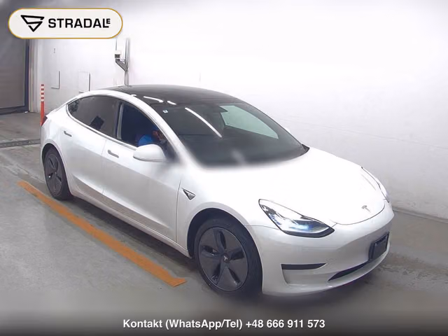 TESLA MODEL 3 STANDARD RANGE PLUS 2020, samochód z aukcji Japonii