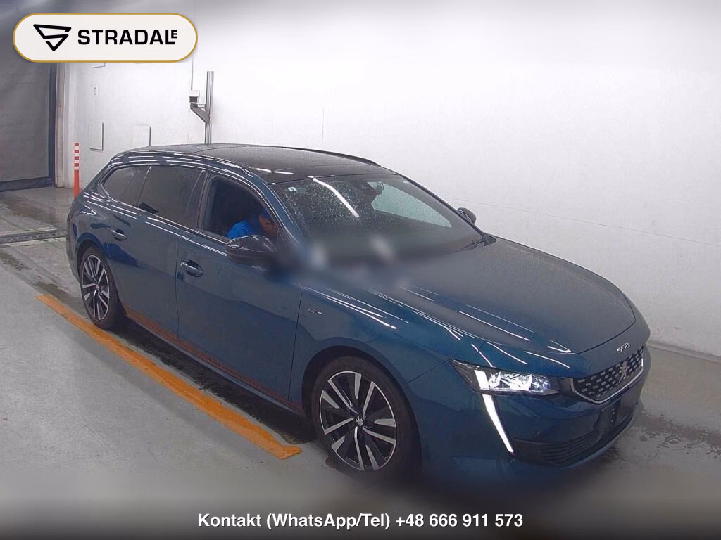 PEUGEOT 508 WG SW GT BLUE HDI 2019, aukcja z Japonii, zdjęcie 1