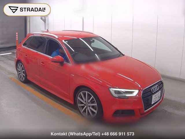 AUDI A3 5D SPORTBACK S LINE TECHNO LIMITED 2018, samochód z aukcji Japonii