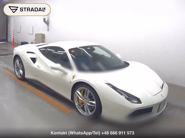 FERRARI 488 GTB 2018, samochód z aukcji Japonii