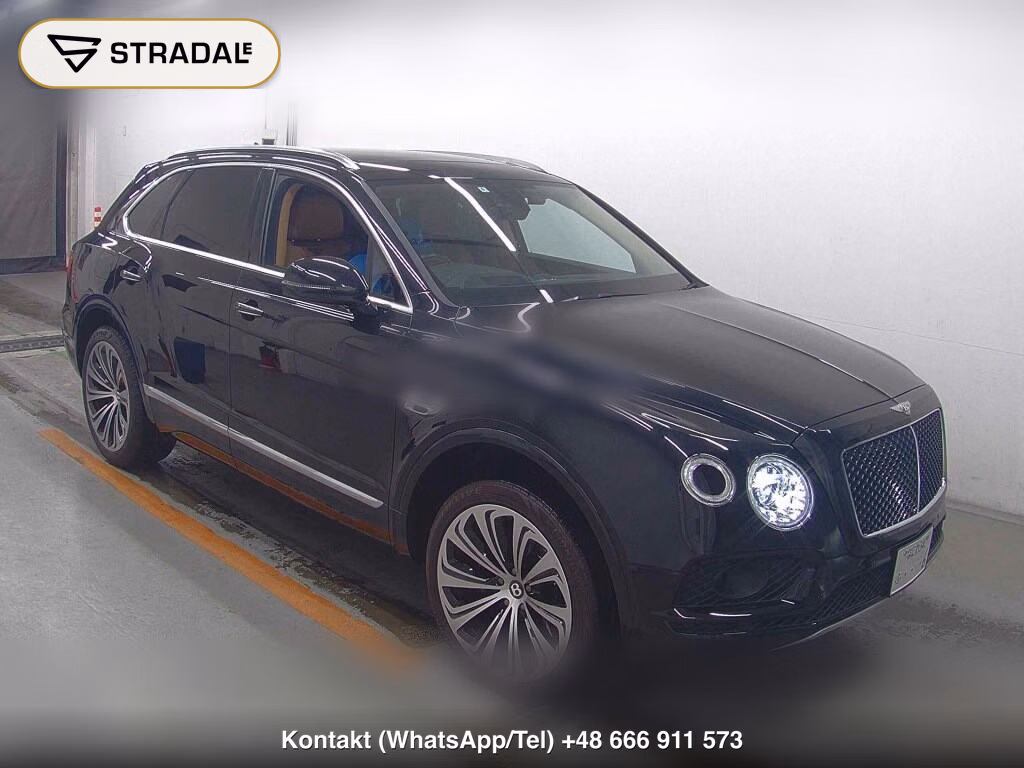 BENTLEY BENTAYGA 4WD BASE GRADE 2018, aukcja z Japonii, zdjęcie 1