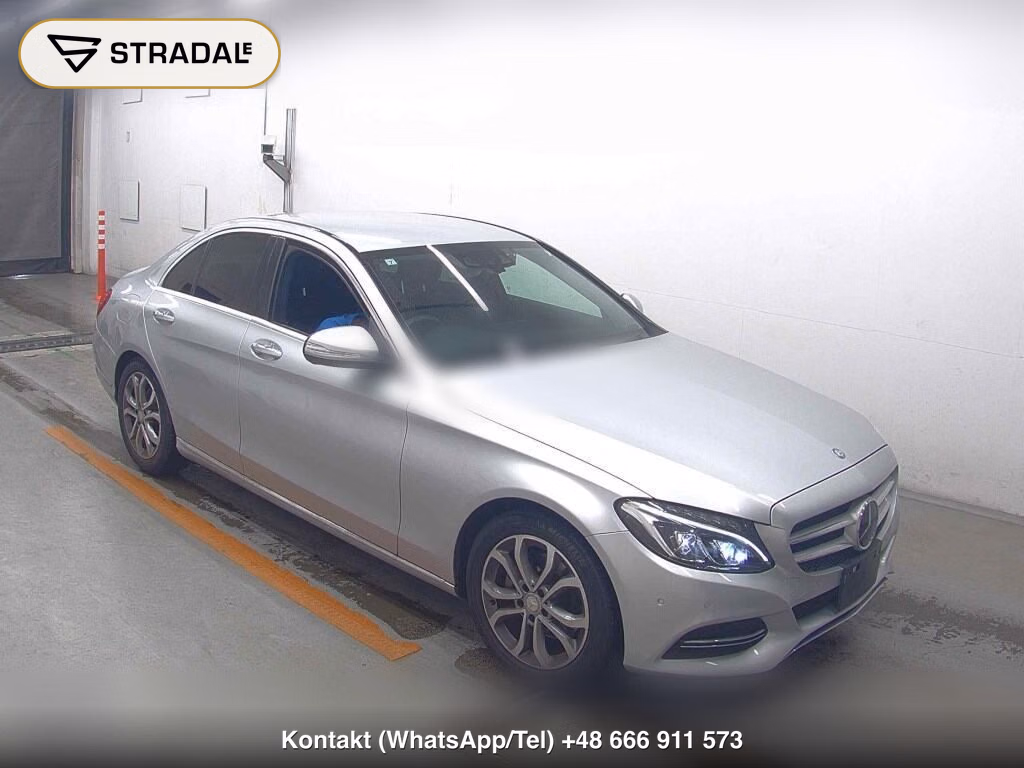 MERCEDES BENZ C-CLASS 4D C200 AVANTGARDE 2015, aukcja z Japonii, zdjęcie 1