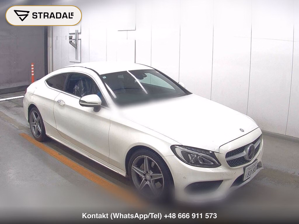 MERCEDES BENZ C-CLASS CP C180 COUPE SPORTS 2016, aukcja z Japonii, zdjęcie 1