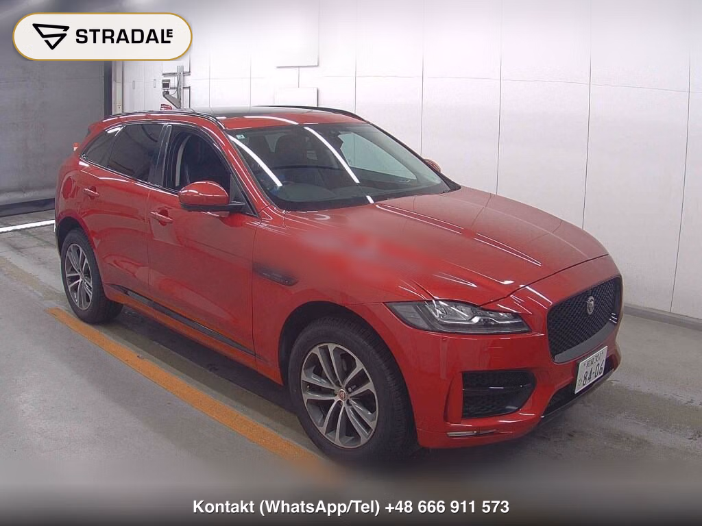 JAGUAR F-PACE 4WD R-SPORT 2017, aukcja z Japonii, zdjęcie 1