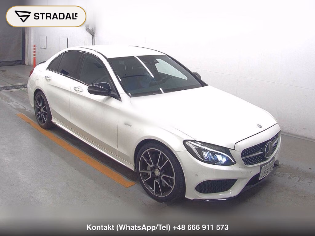 MERCEDES BENZ C-CLASS 4D 4WD C450 AMG 4MATIC 2015, aukcja z Japonii, zdjęcie 1