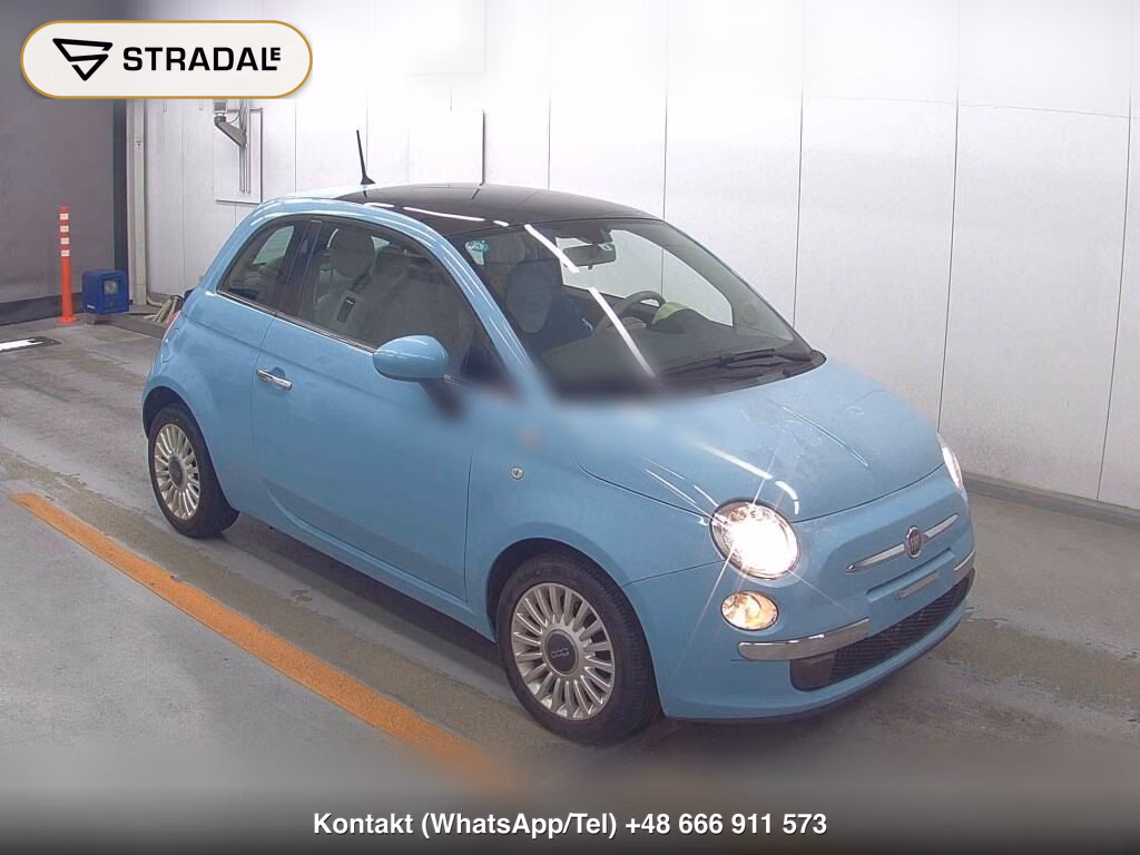 FIAT 500 2013, aukcja z Japonii, zdjęcie 1