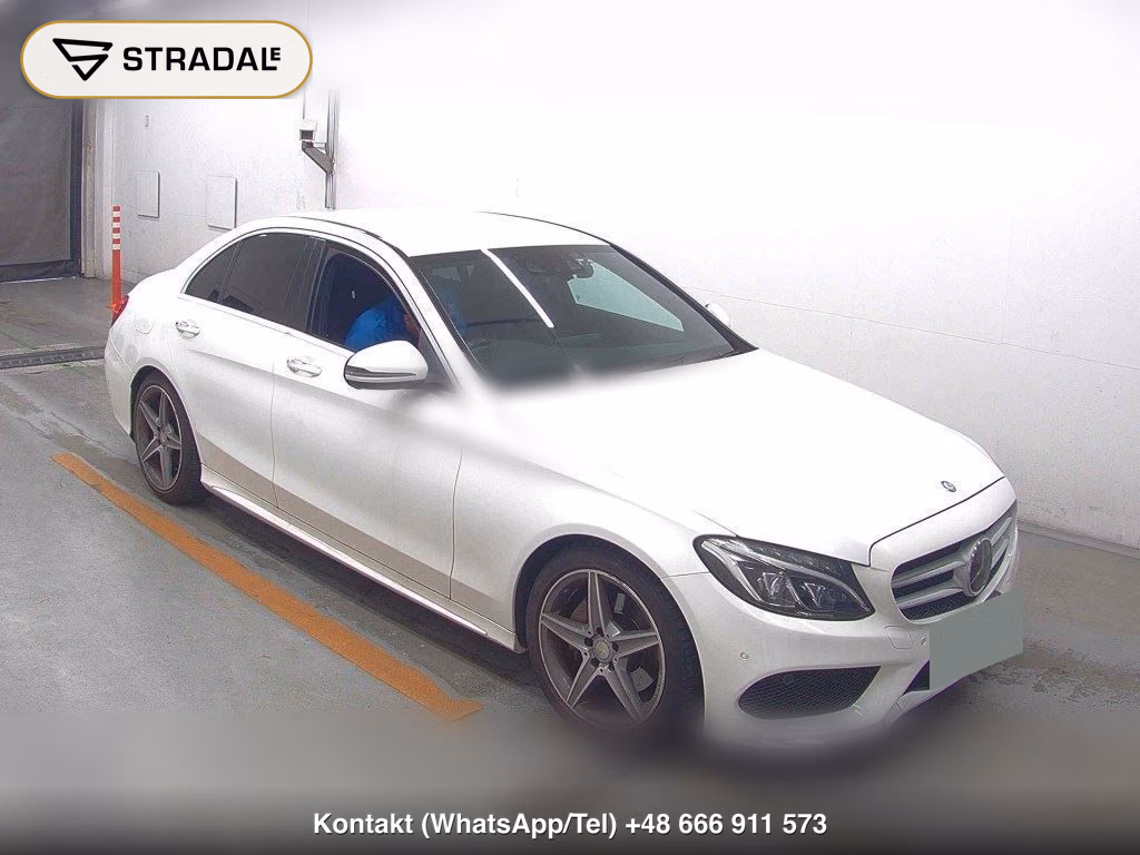 MERCEDES BENZ C-CLASS 4D C200 AVANTGARDE AMG LINE 2016, aukcja z Japonii, zdjęcie 1