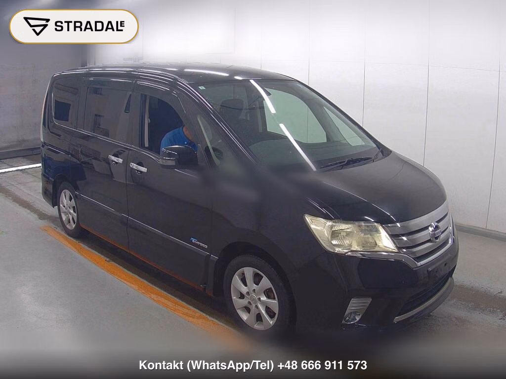 NISSAN SERENA 5D HIGHWAY STAR S-HYBRID 2013, aukcja z Japonii, zdjęcie 1