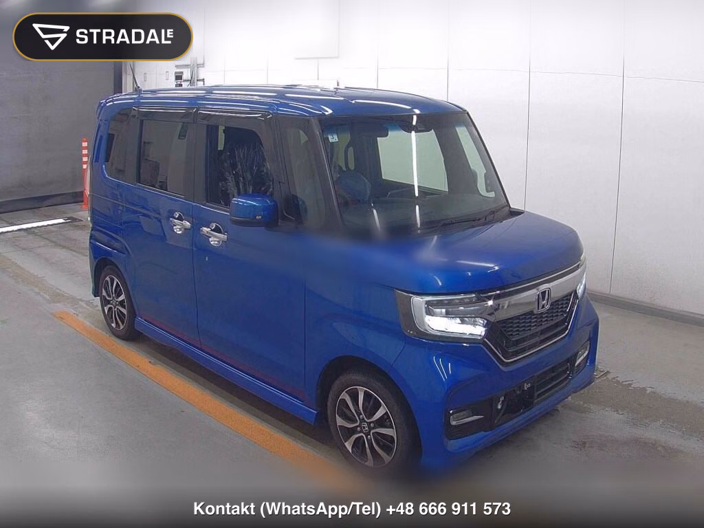 HONDA N-BOX CUSTOM G・EX HONDA SENSING 2018, aukcja z Japonii, zdjęcie 1