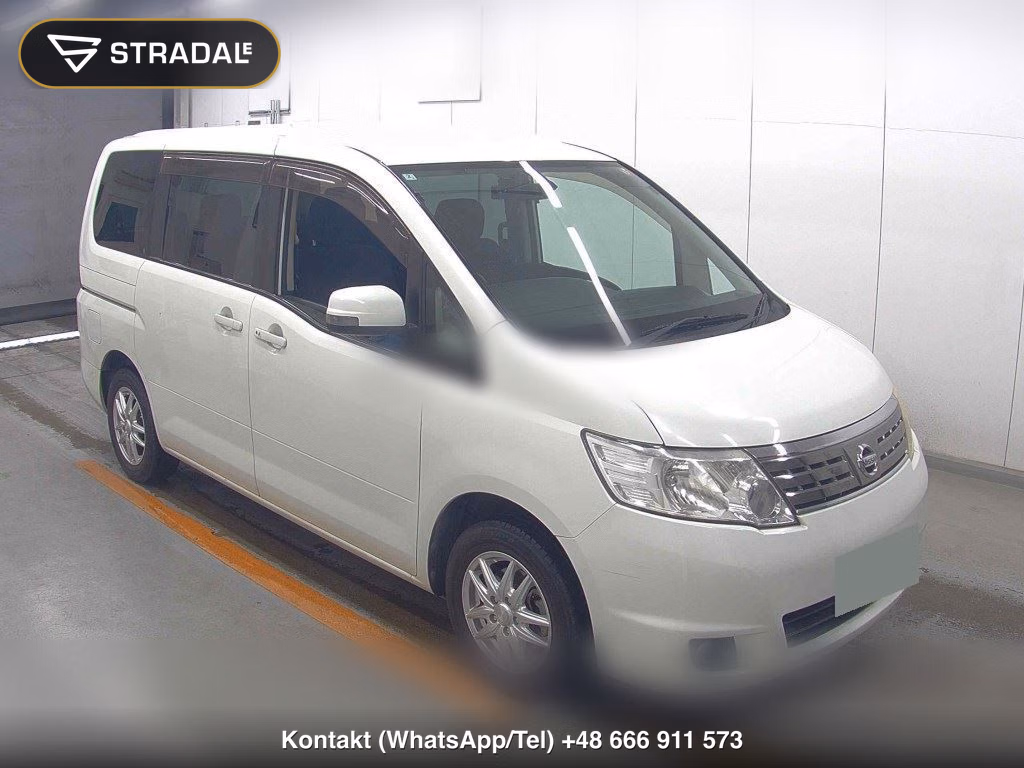 NISSAN SERENA 5D 20S V SELECTION 2010, aukcja z Japonii, zdjęcie 1