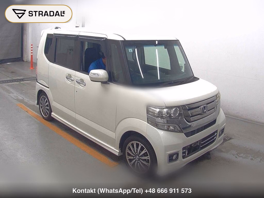 HONDA N-BOX CUSTOM G・TURBO L PACKAGE 2015, aukcja z Japonii, zdjęcie 1