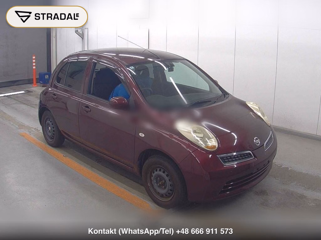 NISSAN MARCH 5D 15G 2008, aukcja z Japonii, zdjęcie 1