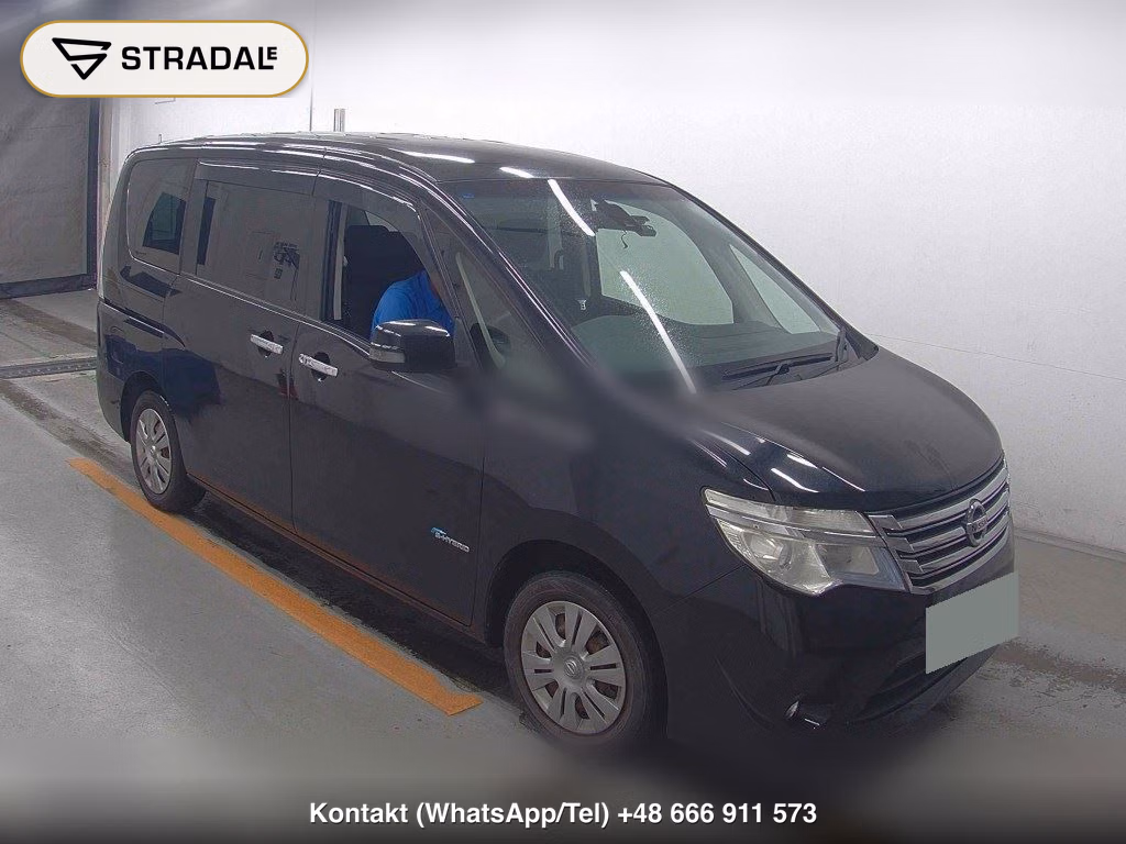 NISSAN SERENA 5D 20X S-HYBRID 2014, aukcja z Japonii, zdjęcie 1