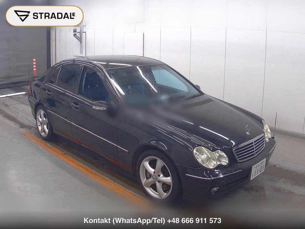 MERCEDES BENZ C-CLASS 4D C200 KOMPRESSOR LIMITED 2003, aukcja z Japonii, zdjęcie 1