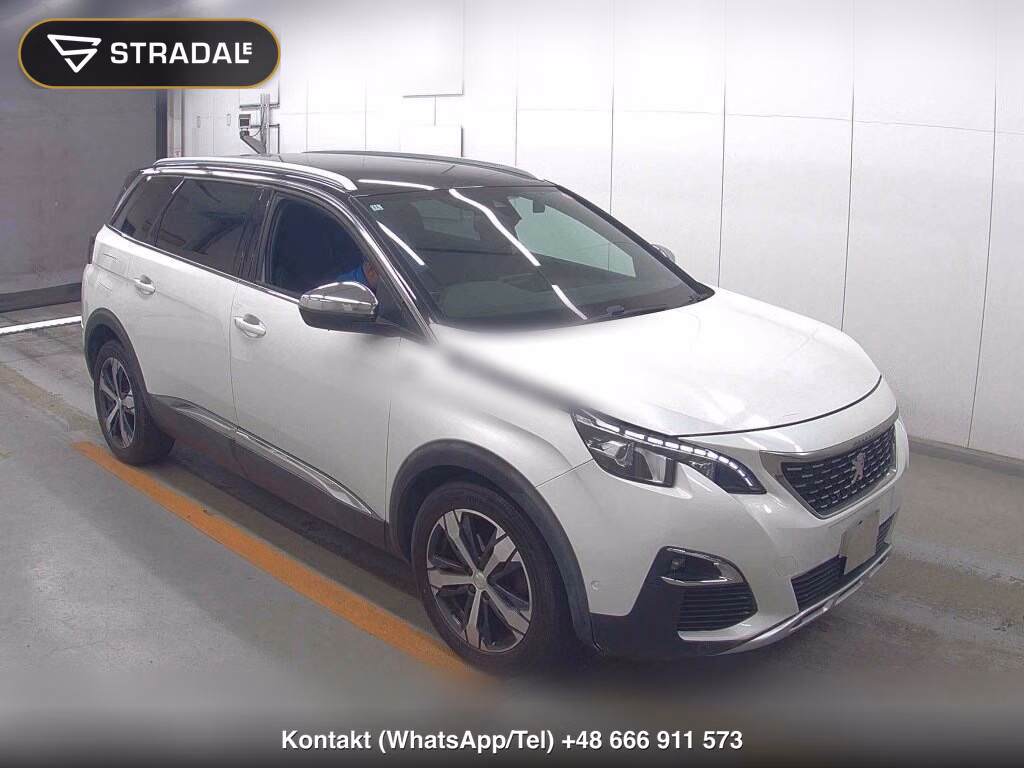 PEUGEOT 5008 GT BLUE HDI 2018, aukcja z Japonii, zdjęcie 1