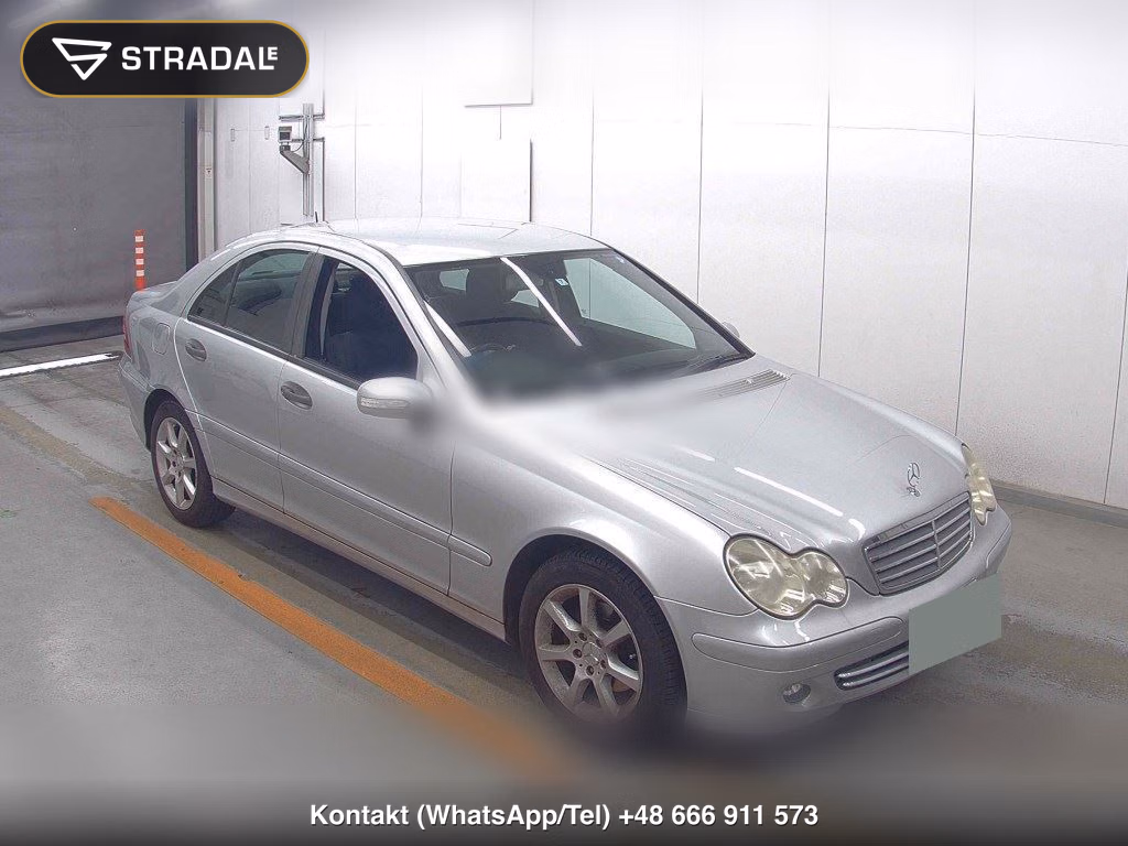 MERCEDES BENZ C-CLASS 4D C180 KOMPRESSOR 2006, aukcja z Japonii, zdjęcie 1